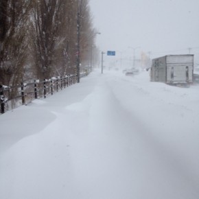 ものすごくたくさん雪が降りました。